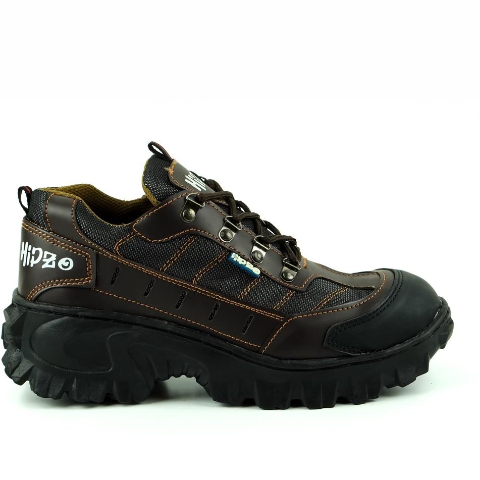 LANGSUNG KIRIM.. Sepatu Pria HIPZO M-52 Sepatu Safety Pria Terbaru Kulit Original Import