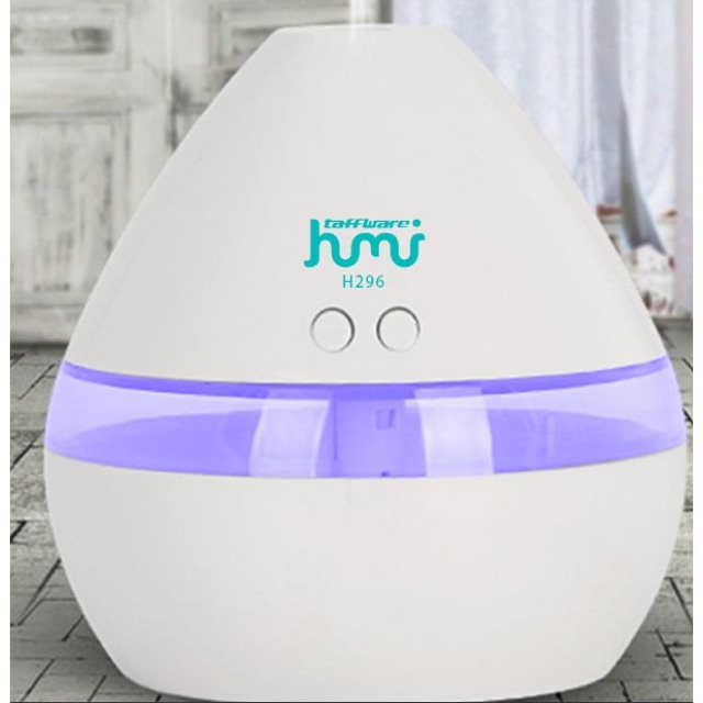 Taffware Aroma Therapy Air Humidifier Night Light 300ml  - White