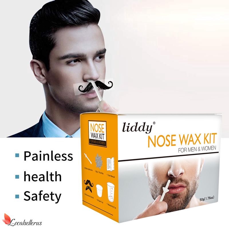 50g Nose Hair Removal Wax Kit Nasal Ear Hairs Painless Beads Ot