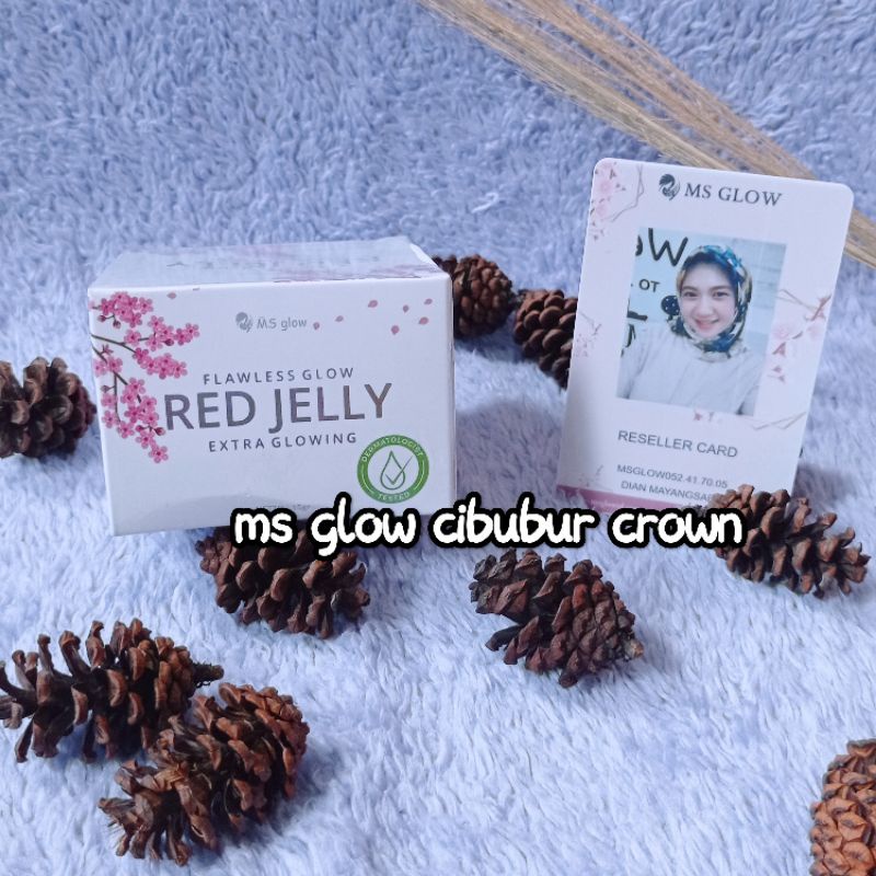 Red jelly ms glow | flawless red jelly | red jelly | sleeping mask | flawless glow | ms glow |