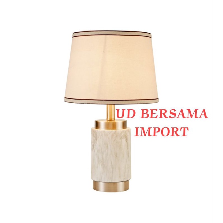 EGLARE Lampu Meja Marble/Lampu Tidur/Lampu Ruang Tamu/Table Lamp