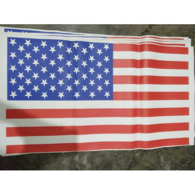 Kulit jok motor bendera Amerika