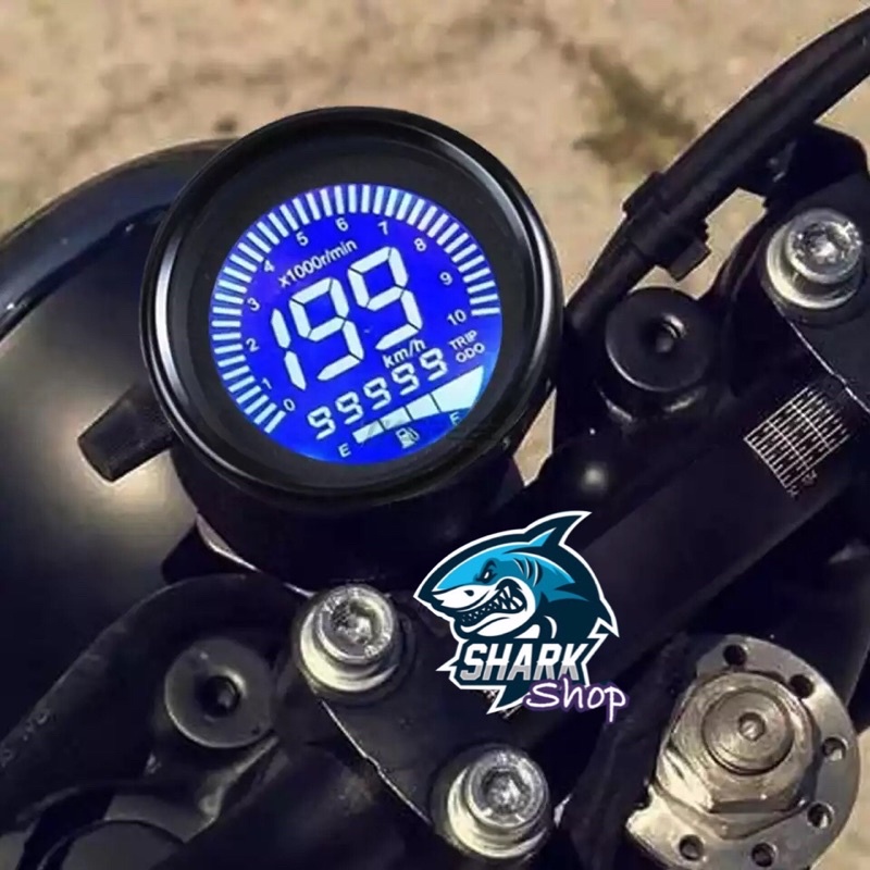 Jual Speedometer DIGITAL komplit-ampere bensin-ODOmeter-tachometer RPM ...