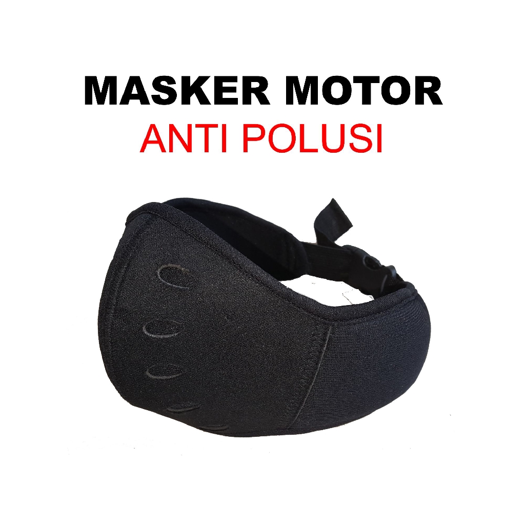 Masker Filter Motor Anti Polusi Penutup Mulut dan Hidung