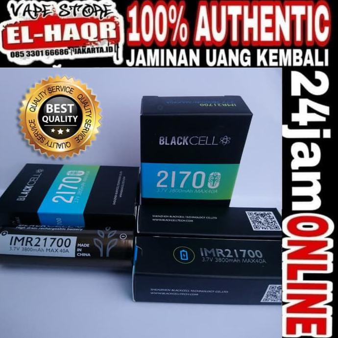 NEW BLACKCELL 21700 100%ORIGINAL BATTERY 3800mAh 40A Black Cell