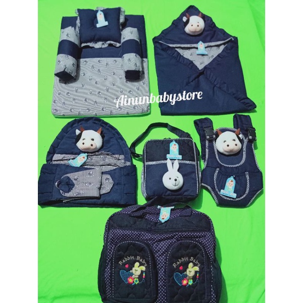 TERMURAH !!! SET PERLENGKAPAN BAYI (PAKET HEMAT 6 IN 1) BONUS 1 SET SARUNG TANGAN KAKI BAYI-2