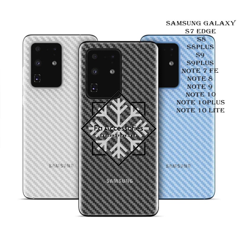 Skin carbon Samsung GALAXY S7 edge S8plus S8 S9 S9Plus