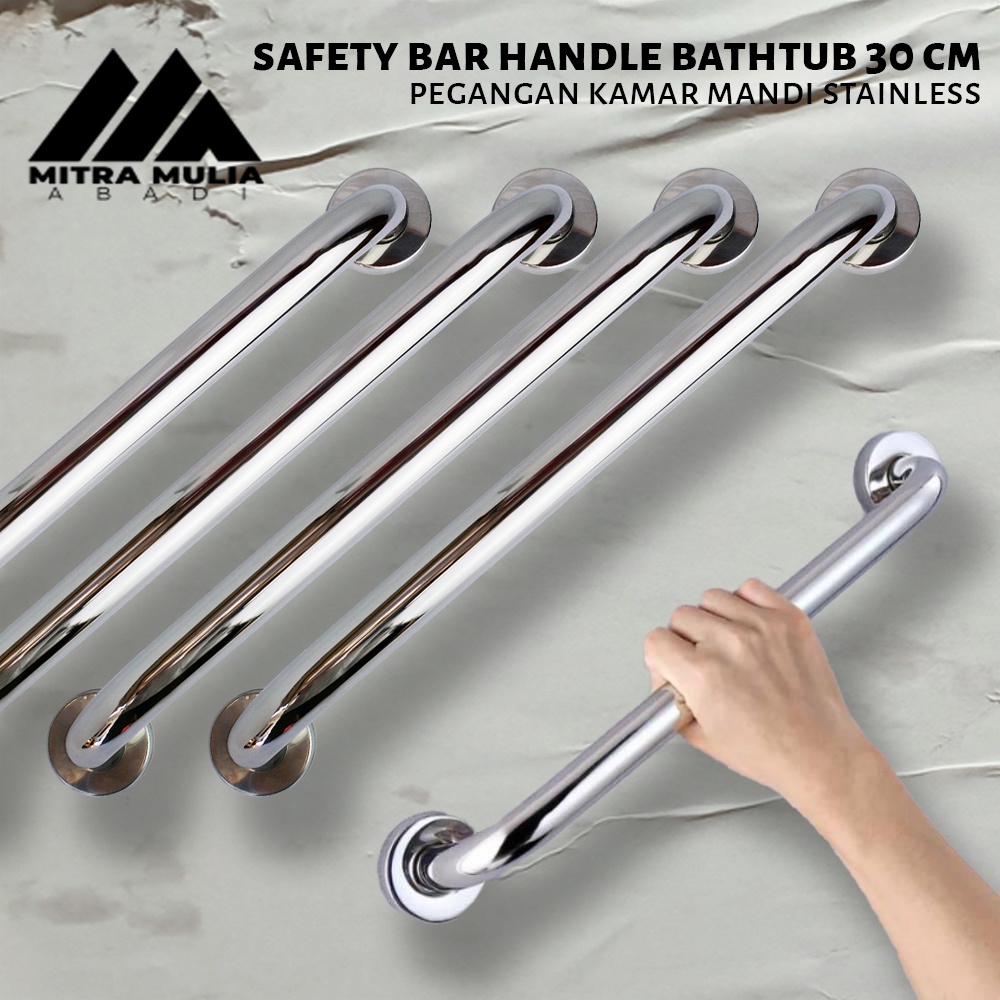 Handle Pegangan Bathup SUS 304 |Pegangan Bathub Kamar Mandi Stainless - 30 CM