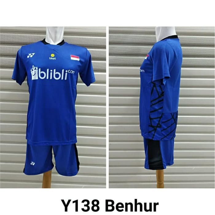 Jersey Kaos Setelan Baju Badminton - Bulutangkis Yonex Y138 Polos