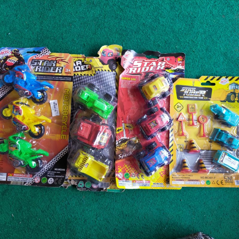Mainan mobil/motor star rider