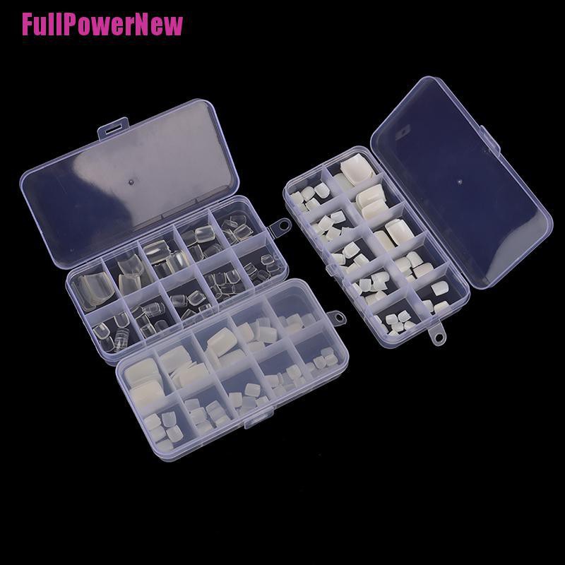 100pcs Kuku Palsu Bahan Akrilik Untuk Dekorasi Nail Art