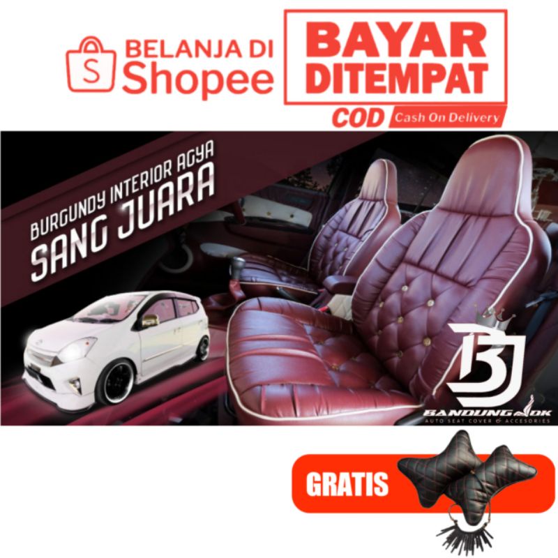 MBtech Sarung Jok Mobil Agya Ayla cover Jok mobil agya ayla