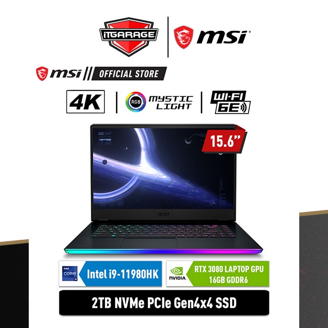 MSI GE66 Raider 11UH-486ID|i9-11980HK/32G/2T/RTX3080-16G