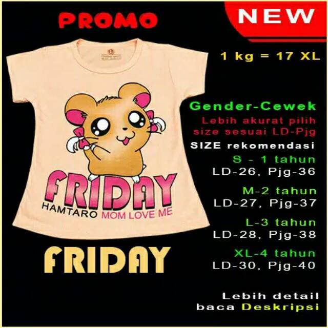 Kaos murah karakter kids