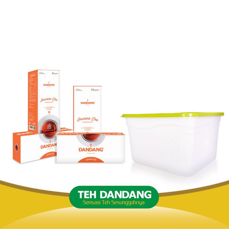 

Teh Dandang Jasmine Tea Celup 25s FREE BOX (Isi 4pack @50gr + FREE BOX)