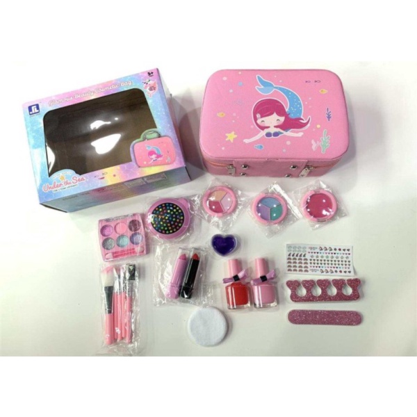 

Girl Pretend Play Make up Toys Set Mainan Make up Anak dgn Fungsi Asli - Kemasan Defect Murah