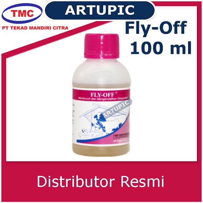 Fly-Off 100 ml Obat Anti Lalat Kutu Nyamuk Parasit Semprot Hewan Efektif mengendalikan lalat