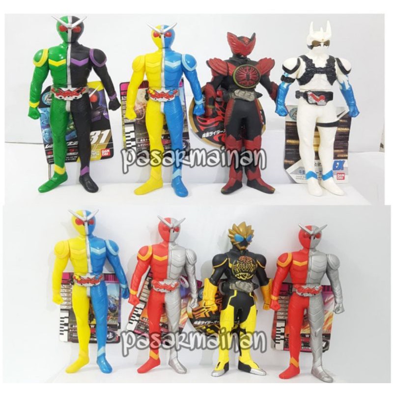 Figure Kamen Rider 8 karakter terbaru original miniatur pajangan kamen rider