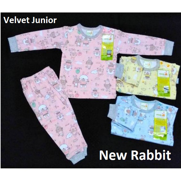 Setelan panjang  New Rabbit SML LB XL XXL VELVET  JUNIOR  