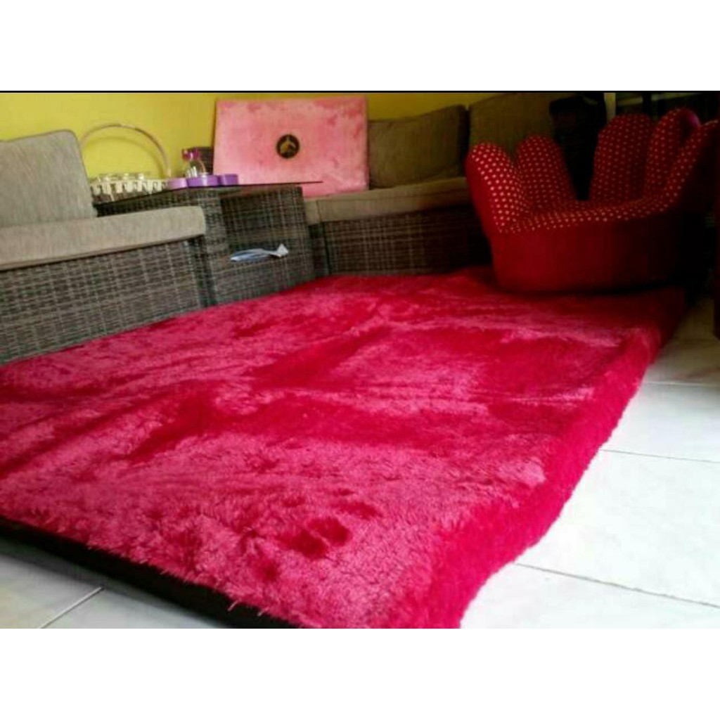 RC KARPET BULU RASFUR 100X140 CM HARGA MURAH TEBAL 3CM