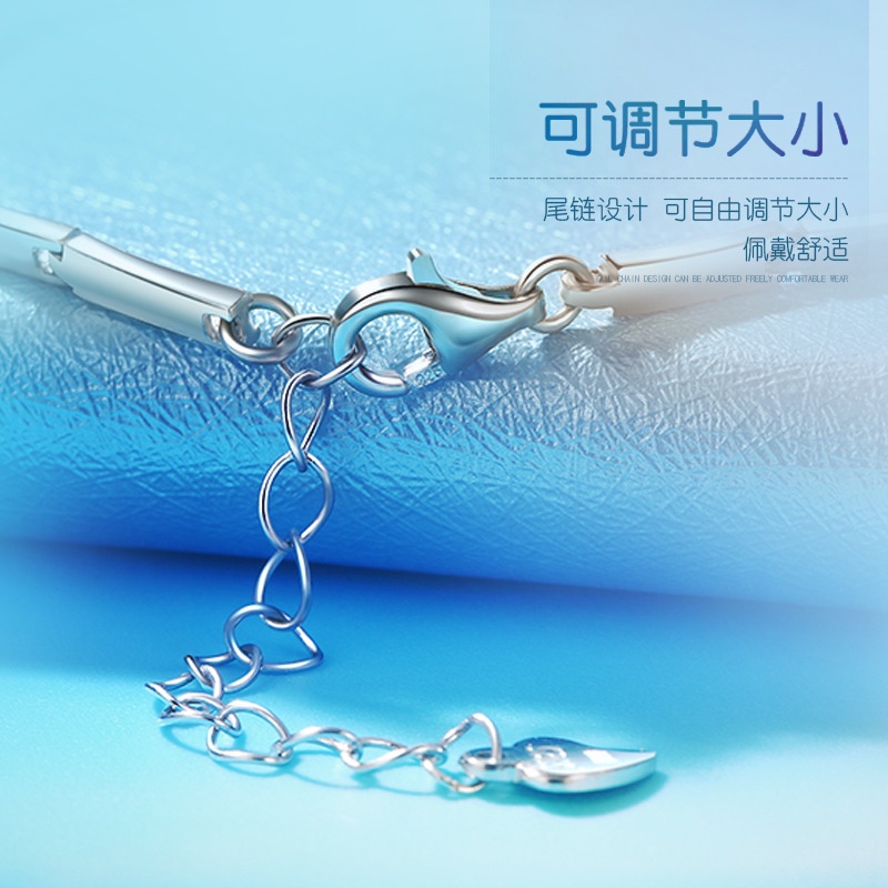 Gelang Berlian Bahan Stainless Steel Warna Silver Untuk Wanita
