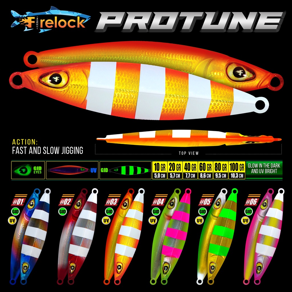 UMPAN PANCING metal jig FIRELOCK PROTUNE 10 | 20 GRAM - KOIKA