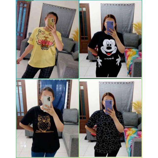 NEW KAOS WANITA MOTIF MICKEY MOUSE / KAOS WANITA MURAH