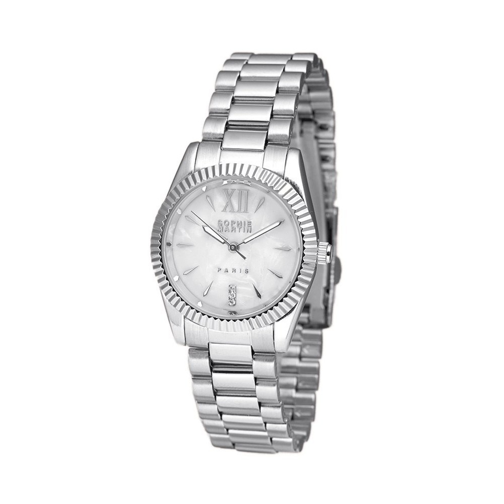 CEWEK STAINLESS TAHAN AIR BERKUALITAS TERLARIS//   JAM TANGAN WANITA SOPHIE MARTIN GENIE SILVER