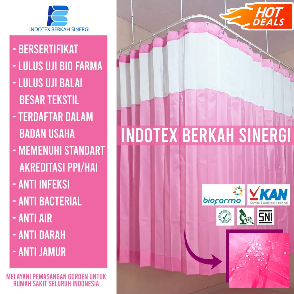 GORDEN RUMAH SAKIT | SEKAT | KLINIK | SPA | SALON | DISTRIBUTOR KAIN ANTI DARAH  / DAFTAR HARGA GORD