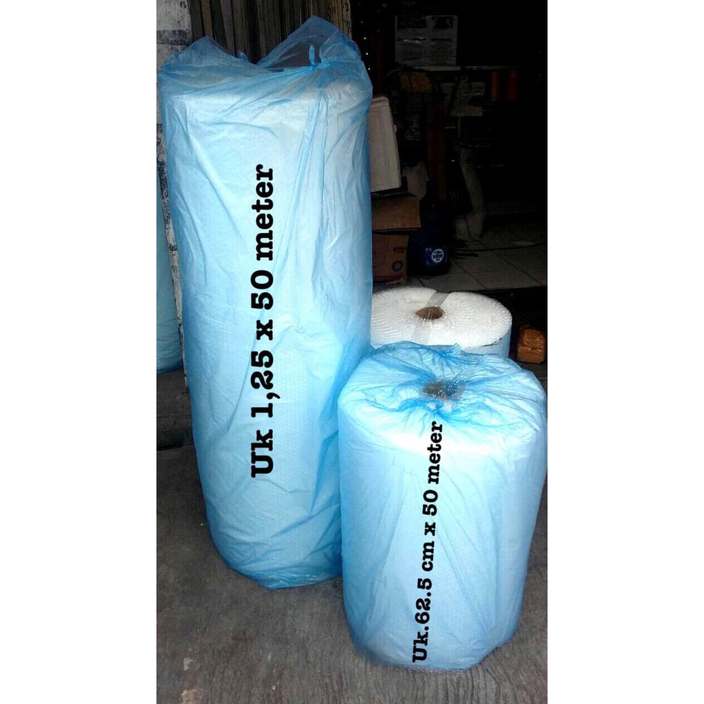 

Kualitas Terbaik - BUBBLE WRAP MULIA PACK MURAH UK 62,5 cm x 50 meter GROSIR HEMAT