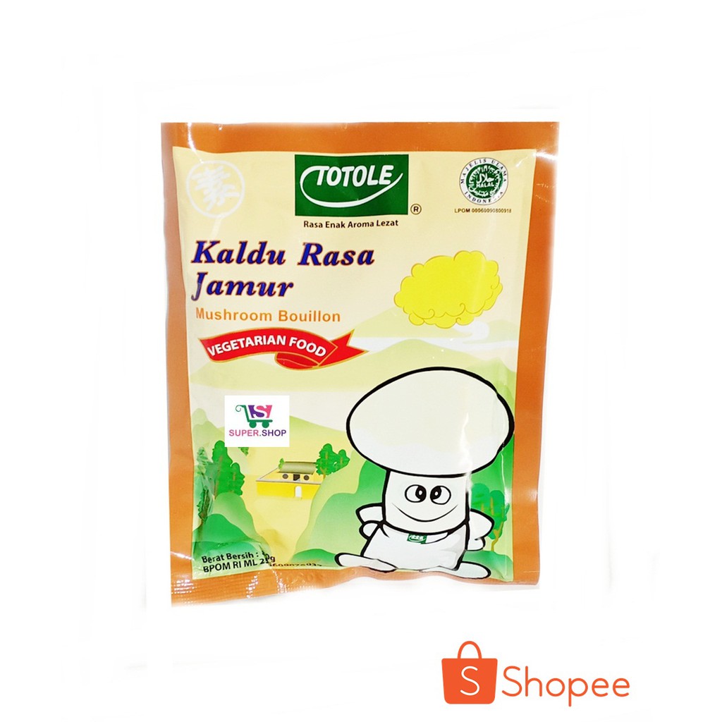 Totole Kaldu Rasa Jamur Vegetarian Food 80 Gram