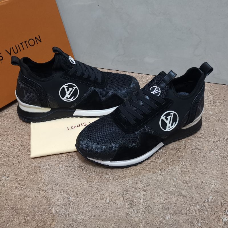 sepatu lv sneaker slip on mirror quality