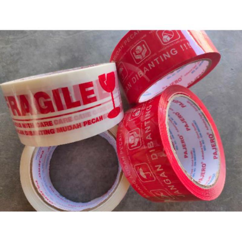 

Isolasi / lakban FRAGILE /isolasi anti pecah / solatip jangan di banting