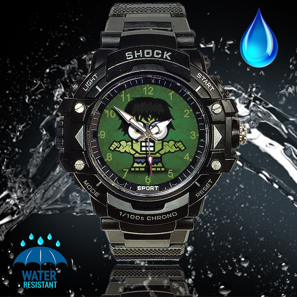 (JOS GANDOS BOS) Jam Tangan HULK (Exclusive)