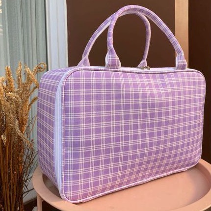 KOPER MINI DIXIE TARTAN LILAC / UNGU MUDA