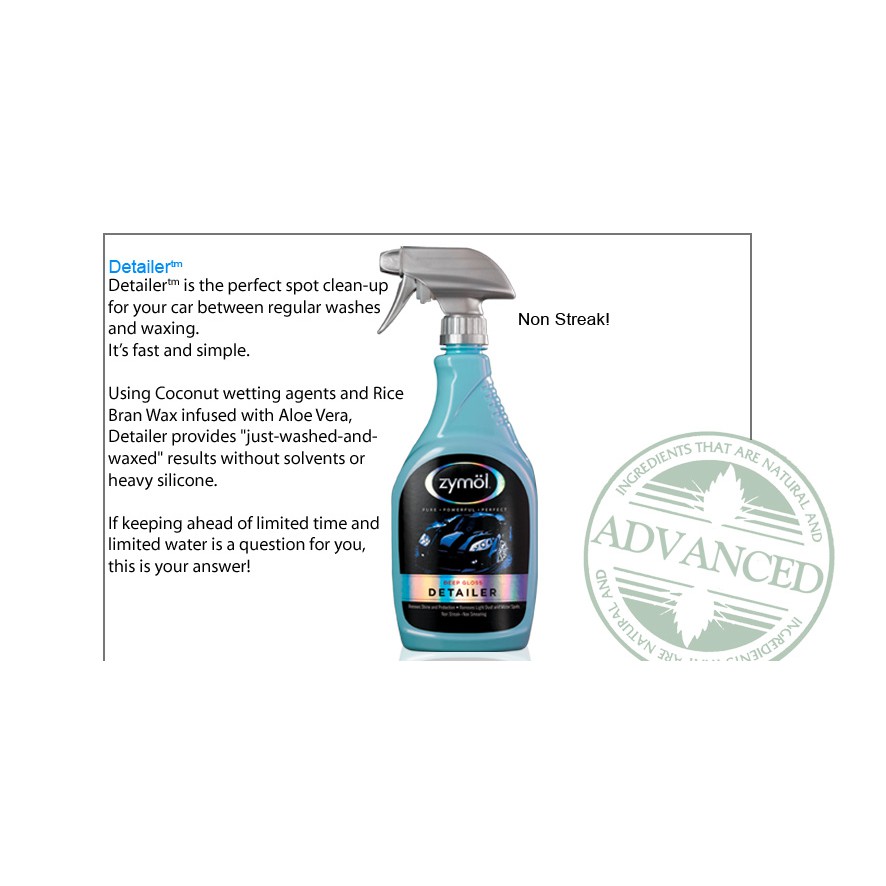 ZYMOL Deep Gloss Detailer 110ml Spray ECER Perawatan Harian MURAH