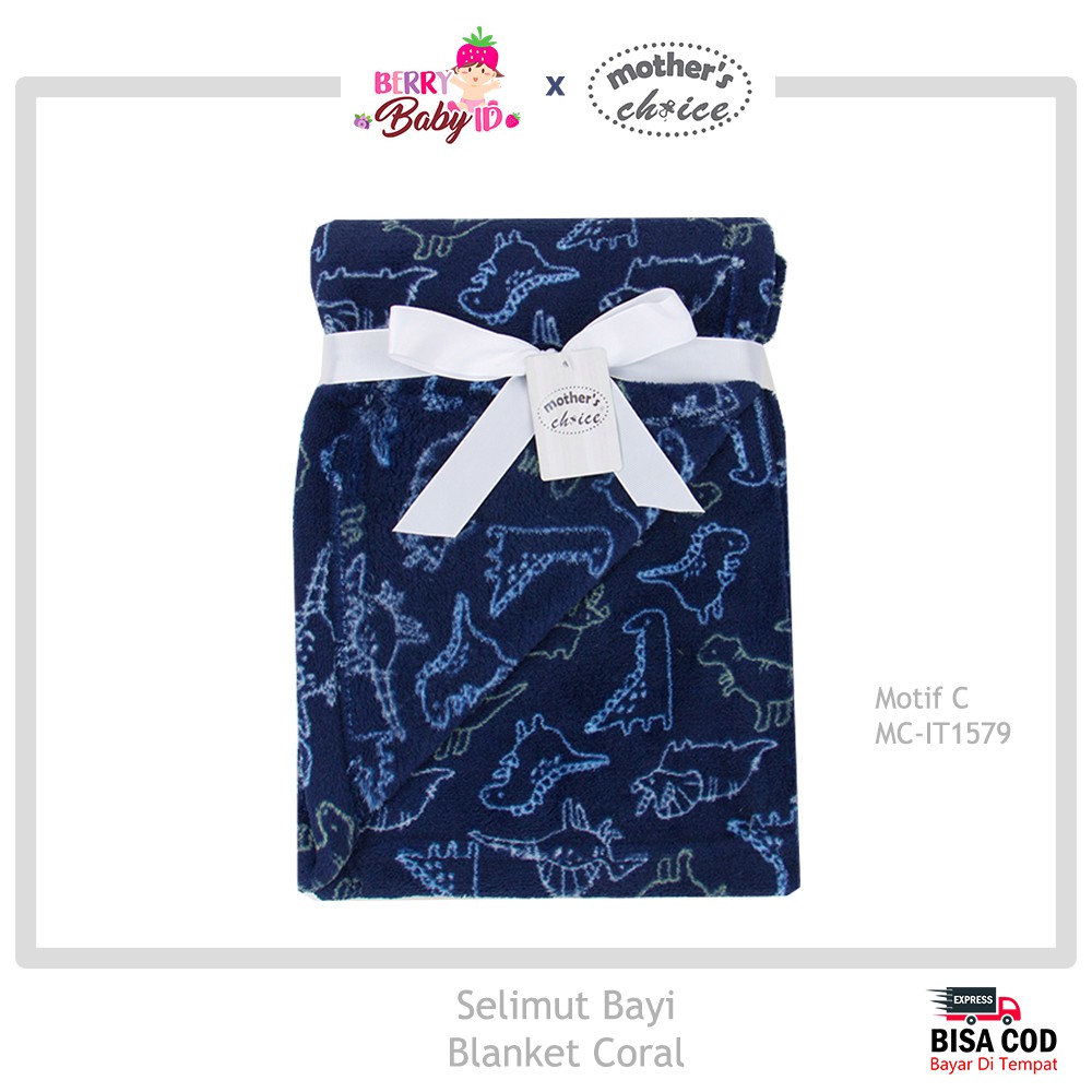 Mother's Choice SNI Blanket Coral Baby Blanket Selimut Bayi MCH017 Berry Mart