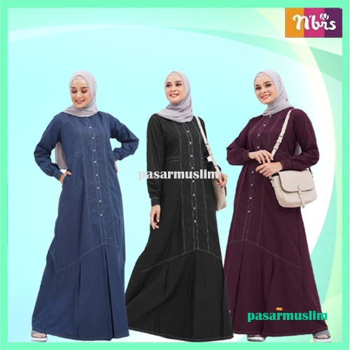 Gamis Wanita Nibras NB B11 Terbaru-Pasarmuslim-