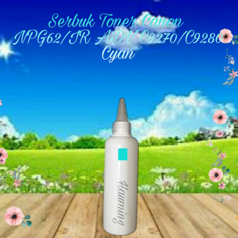 Serbuk Toner Canon Advance NPG62 IR ADV C9270 C9280 IRC 9270 9280 IRC9270 IRC9280 Cyan 1x Isi