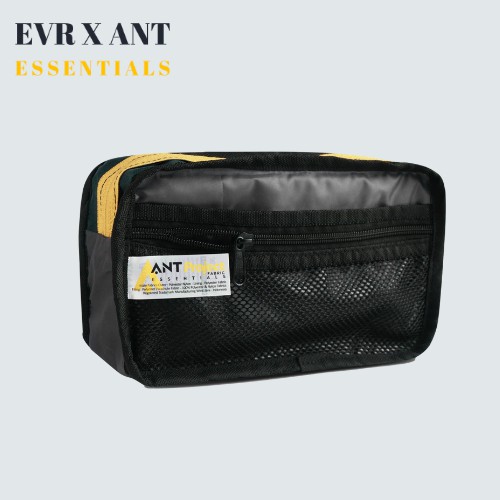 ☀ EVR X ANT ☀ Dopp Kit Irish Hijau Botol - Pouch - Tas Tangan - Clutch