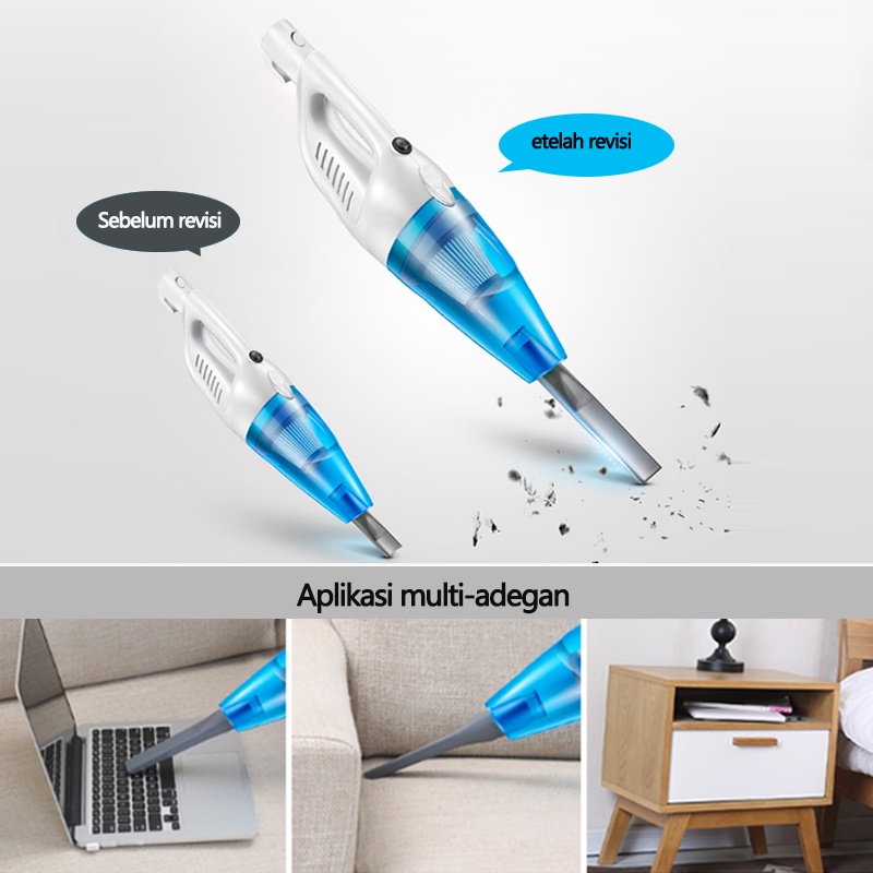 Abeni Vacuum Cleaner Electric 2 in1 Handheld Penyedot Debu Hisap besar 15Kpa