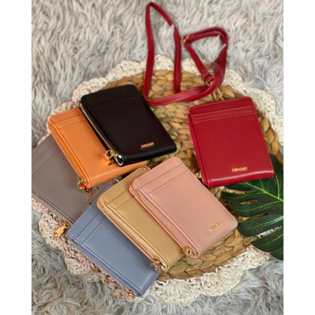 CASSANDRA WALLET DOMPET KARTU LANYARD WANITA JIMSHONEY SIMPLE