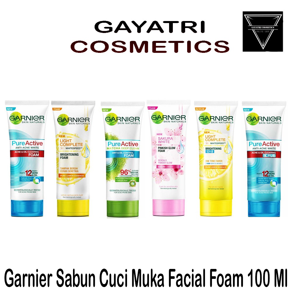 Garnier Sabun Pembersih wajah 100 Ml