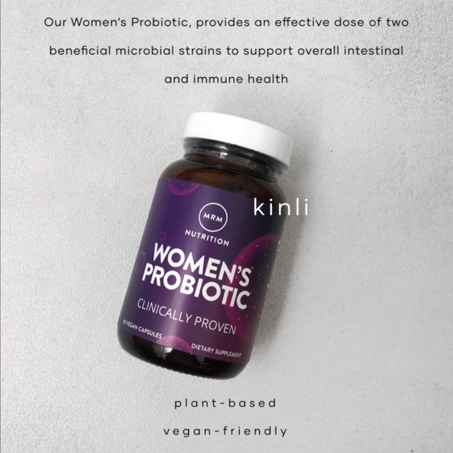 MRM women's probiotics 60 vegan capsules