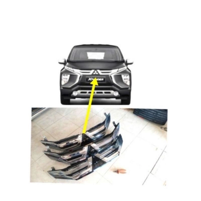 grill bumper depan xpander ultimate original ready stock