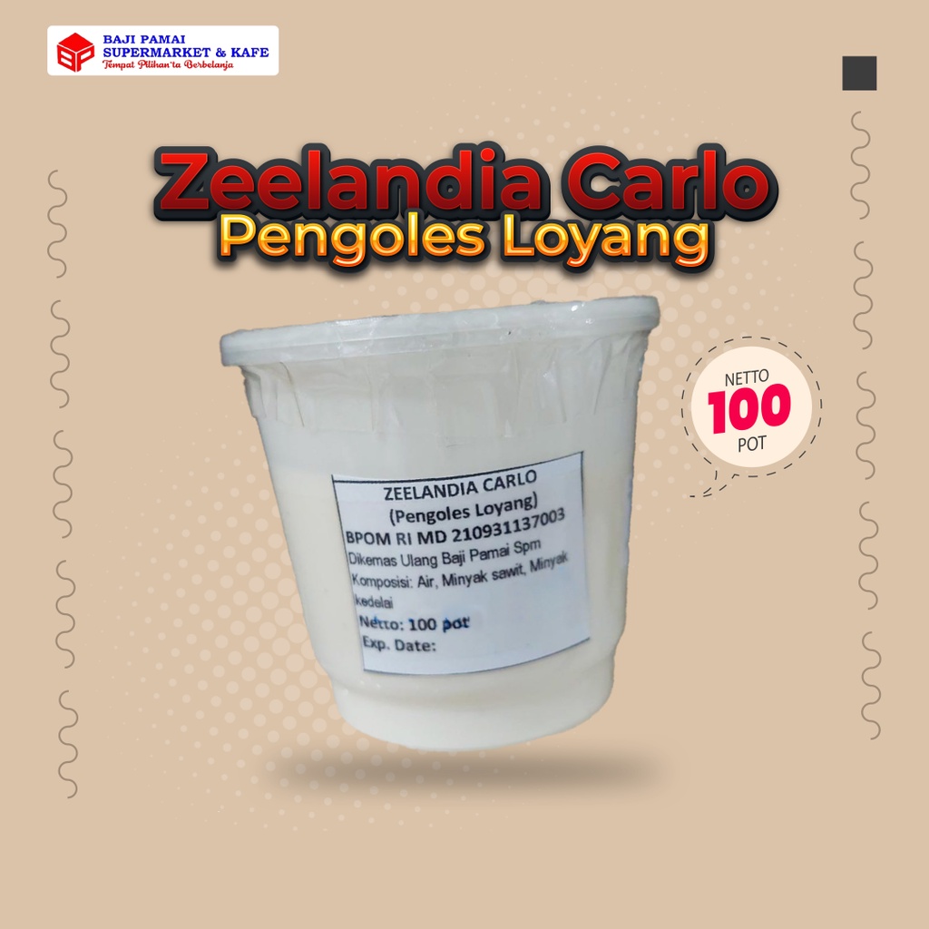 

Carlo repack 100g / Pengoles Loyang