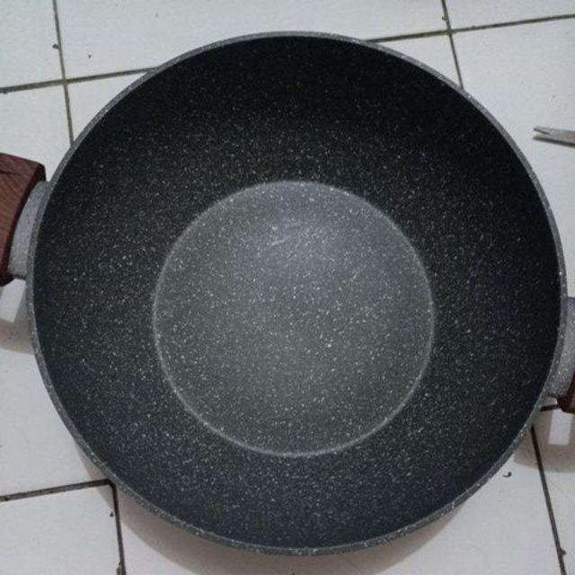 Ki-0645 Cypruz Kuali 30 Cm Induksi Marble Granit Original Belgium