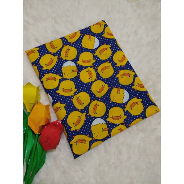  Kain  perca  kain  potongan  little duck 1mx30cm Shopee 