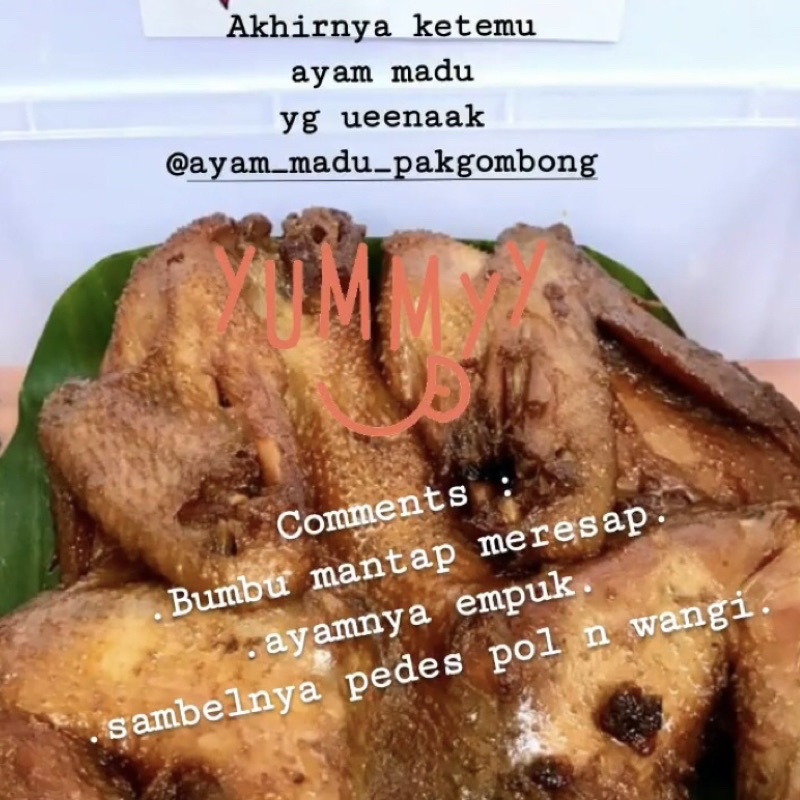 

Ayam Madu Pak Gombong