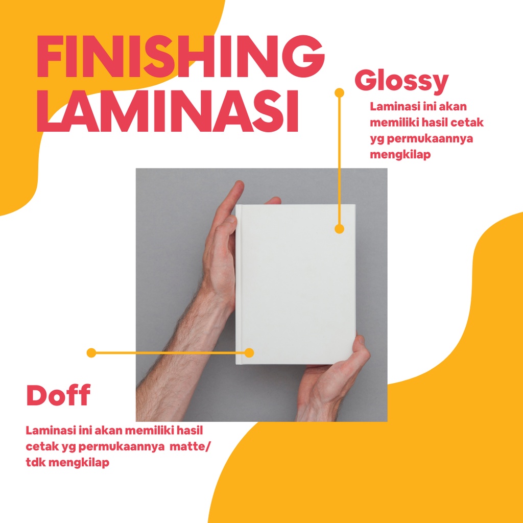 

Finishing Laminasi Doff Glossy A3+/A4/A5/A6